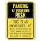 Signmission Safety Sign, 18 in Height, Aluminum, 22814 A-1824-22814 - alternate 1